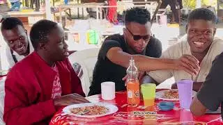 The blind man food prank😂