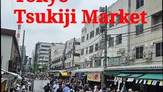 4K Smooth Jazz in the Heart of Tokyo | A Relaxing Walk Through Tsukiji Market