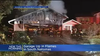 Garage Goes Up in Flames In South Natomas