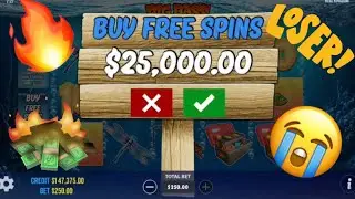 LOSING $100,000 BIG BASS REEL ACTION MAX BET BONUS BUYS