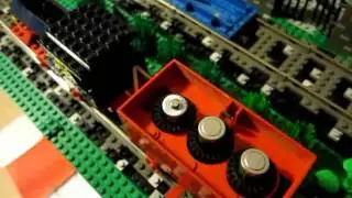 1972's Blue Era LEGO&reg; Goods Train 180 With 5 Waggons