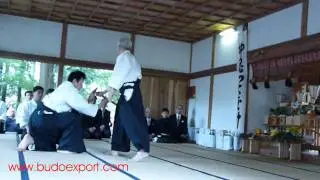 Aikido - Doshu demonstration Moriteru Ueshiba - Aikijinja Taisai 2010