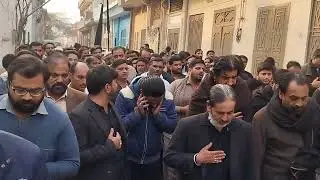 Janaza NohaKhawan Ustad Raja Muhammad Sabtain Khewra 28 Rajab 1447 18 Jan 2026 Moula De Hawalay 😭💔