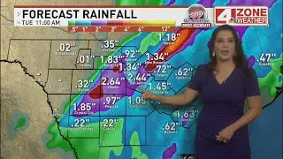 Next Weather Maker: Chance of heavy rain tonight into Tuesday