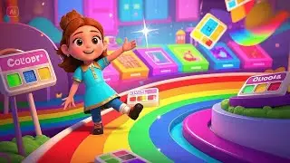Color Town Song | Fun Color Rhyme for Kids | Nursery Rhymes & Songs for Children