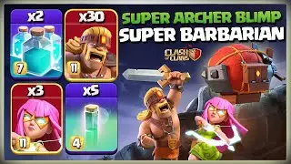 TH15 Super Archer Blimp + Super Barbarian: Dominating Every Tournament & Legend Bases Clash of Clans