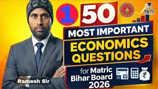 Top 50 Most Important Economics Questions for Bihar Board Matric Exam 2026