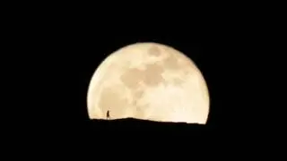Yoga Moon on Penyfan in the Brecon Beacons