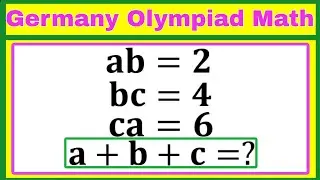 Germany | A Very Beautiful and Nice Algebra Olympiad Math Question | Can You Solve This? #trending 