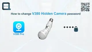 How to change V380 pro hidden spy camera Password