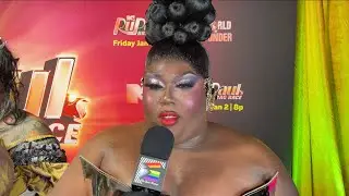 Кеня Плизер, участница 18-го сезона RuPaul's Drag Race, на красной дорожке премьеры в Нью-Йорке #...