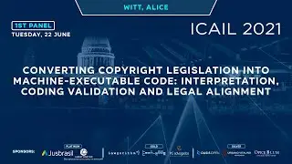 Converting Copyright Legislation into Machine-Executable Code | Witt, Alice