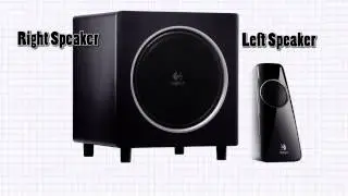 2.1 stereo test, Logitech Z-523 (CREATED)