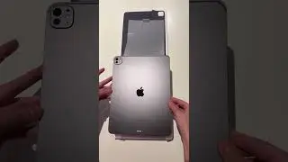Unpacking 13 inch black iPad Pro m4 1tb Smart Folio / NEW  2025 apple iPad unboxing