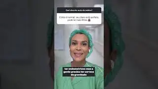 C&oacute;lica menstrual n&atilde;o &eacute; normal! #endometriose