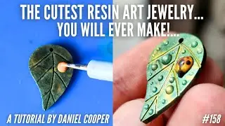 #158. The CUTEST Resin Art JEWELRY You WILL EVER MAKE! A Tutorial by Daniel Cooper