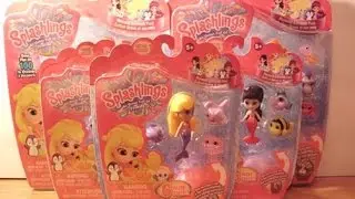 Splashlings CUTE! 3,Mermaids, 6 Pack, Wave 1, Unboxing