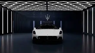 Maserati MC20 🔱 3D model in Maya.