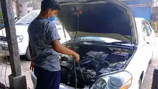 Car ac condrensa clean | How to clean AC condenser car | radiator wash
