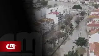 Imagens impressionantes captadas por drone mostram efeitos da depressão Kristin em Alcácer do Sal