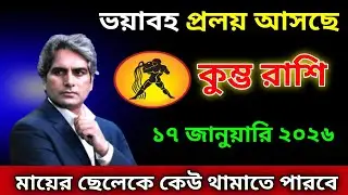 কুম্ভ রাশি ♒ ১৭ই জানুয়ারী তাদের জীবনে একটি দুর্দান্ত ঘটনা, একটি দুর্দান্ত প্রলয় ঘটবে