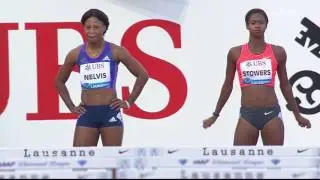 260 Dawn Harper Nelson wins 100m Hurdles 12 55 DL Lausanne 2015