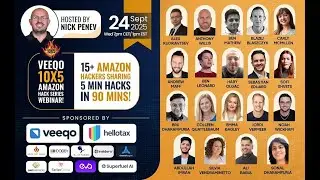Veeqo 10x5 Amazon Hack Series Webinar Sept 24