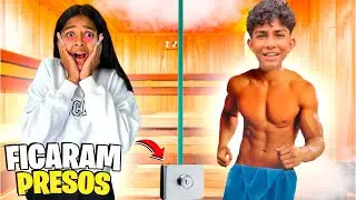 FICAMOS PRESOS NA SAUNA, E O PIOR ACONTECEU!*será que vamos conseguir sair