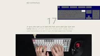 KBD75v2 Typing Test  NovelKeys_ Cream Switches