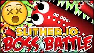 DEFEATING THE SLITHER.IO BOSS BATTLE WITH 80,000+ MASS & SERVER TAKEOVER (SLITHER.IO / SLITHERIO 16)