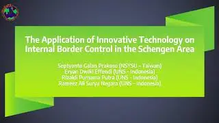 3_The Application of Innovative Technology On Internal Border Control in the Schengen Area
