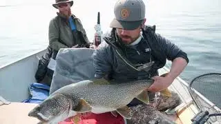 Giant Lake Trout and Arctic Grayling on the Fly!