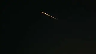 SpaceX Dragon Capsule with Crew-11 Re-entry