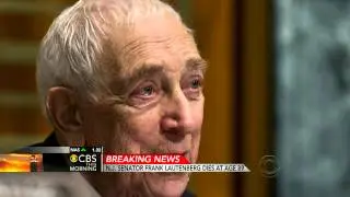 Sen. Frank Lautenberg dies at 89