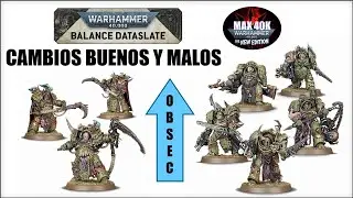 DEATH GUARD Warhammer 40K Balance Dataslate CAMBIOS BUENOS