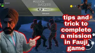 5 tips and tricks to complete mission in Fauji game l faug gameplay tricks