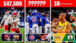 Ten Most Expensive Sporting Event Tickets All Time #superbowl #nbafinals #worldseries