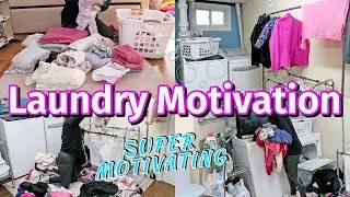 ALL DAY LAUNDRY MOTIVATION || LAUNDRY ROUTINE 2022 🧺