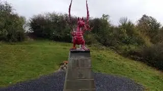 Welsh Memorial. The Somme. Error Footage.