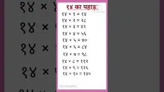 1 se 30 tak Pahade| Pahada 1 Se 40 Tak (पहाड़ा 1 से 40 तक हिंदी में)|Pahada Hindi Mein #youtube #yt