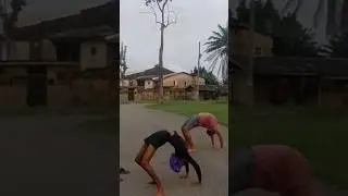 Teaching my course mate how to get flexible #flexibility #contortion #youtubeshort
