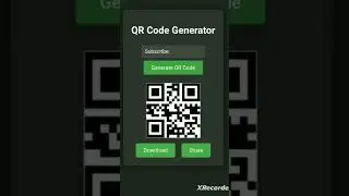 QR code generator using html css javascript 