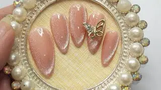 step by step cat eye press on nails design for beginners