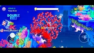 Crowd of Fish.IO - A new battle! SHARK & BOSS Kraken - Fishdom - Fish.IO