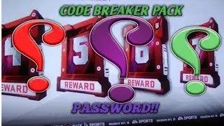 Madden 19 CODE BREAKER pack *PASSWORD*