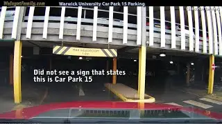 Warwick University Offer Holders Open Days 2020 - Visitors Car Park 15 Parking