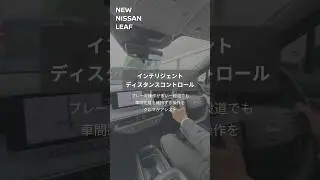 【新型リーフ】試乗で実演！インテリジェント ディスタンスコントロール！