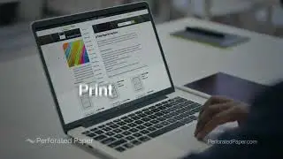 Make Printing Tasks Easier with Perforated Paper | Professional Results at Home or Office
