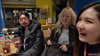 [Dec 12th, '23] Eating Sushi, Gym & Hanging out w/ @Yunicorn19 & @charmingjo - IRL Stream in Seoul