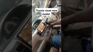 Toyota raum new model inafungwa android original na showkes yake